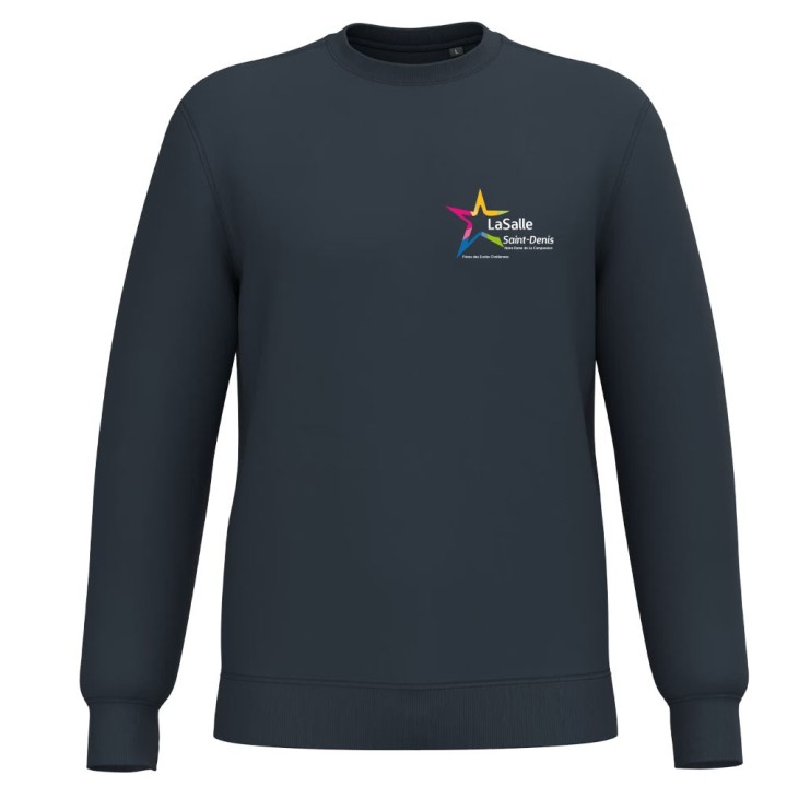 Pull Col Rond Marine