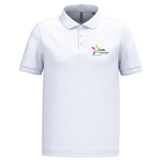 Polo manches courtes Enfant/Homme Blanc