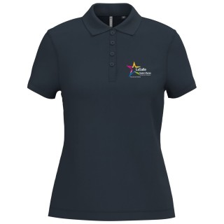 Polo manches courtes Femme Marine