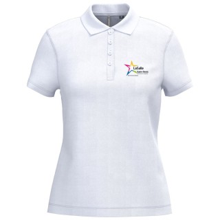 Polo manches courtes Femme Blanc